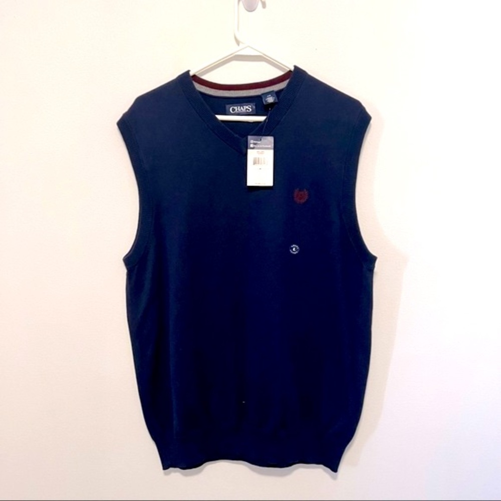 NWT chaps mens vest Sz Lg